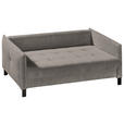 SCHLAFSOFA in Cord Cappuccino  - Schwarz/Cappuccino, MODERN, Textil/Metall (150/88/110cm) - Novel