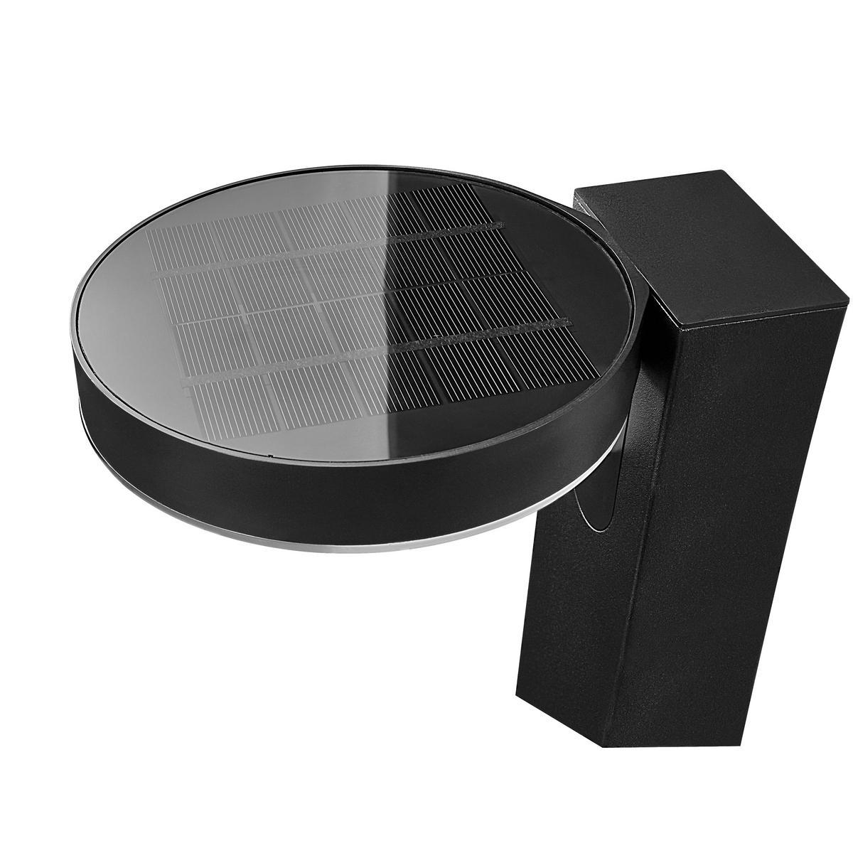 SOLARLEUCHTE Rica 15/15/60 cm  - Schwarz, Basics, Kunststoff (15/15/60cm) - Nordlux