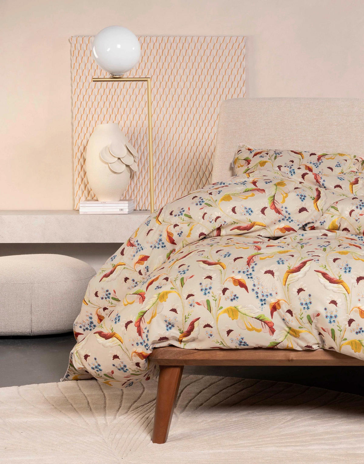 BETTWÄSCHE Aurelina Satin 200/200 cm  - Beige, KONVENTIONELL, Textil (200/200cm) - Essenza