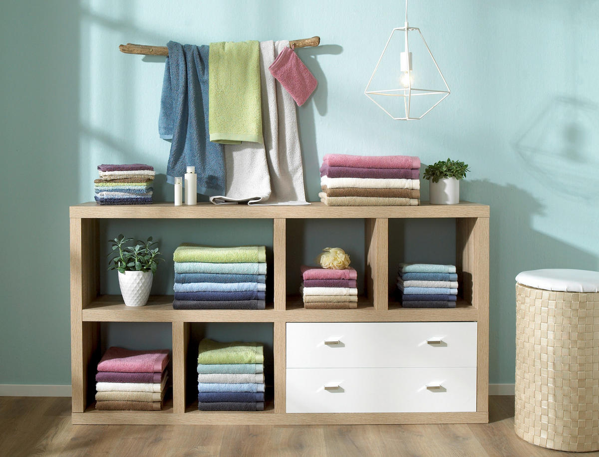 KÉZTÖRLŐ 50/100 cm kék  - kék, Basics, textil (50/100cm) - Vossen