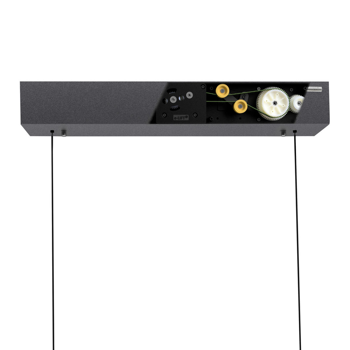 LED-HÄNGELEUCHTE Pure-Moto-Rise 200/8,2/240 cm  - Schwarz, Design, Kunststoff/Metall (200/8,2/240cm) - Neuhaus PURE