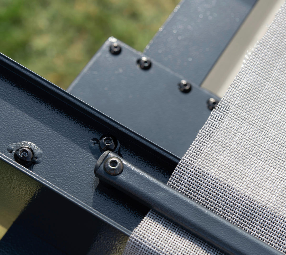 PAVILLON 295/253/495 cm Aluminium  - Anthrazit/Weiß, KONVENTIONELL, Textil/Metall (295/253/495cm) - Ambia Garden