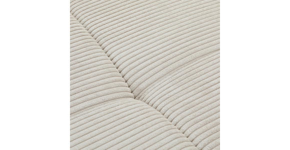WOHNLANDSCHAFT in Cord Naturfarben  - Chromfarben/Naturfarben, KONVENTIONELL, Kunststoff/Textil (180/376/180cm) - Carryhome