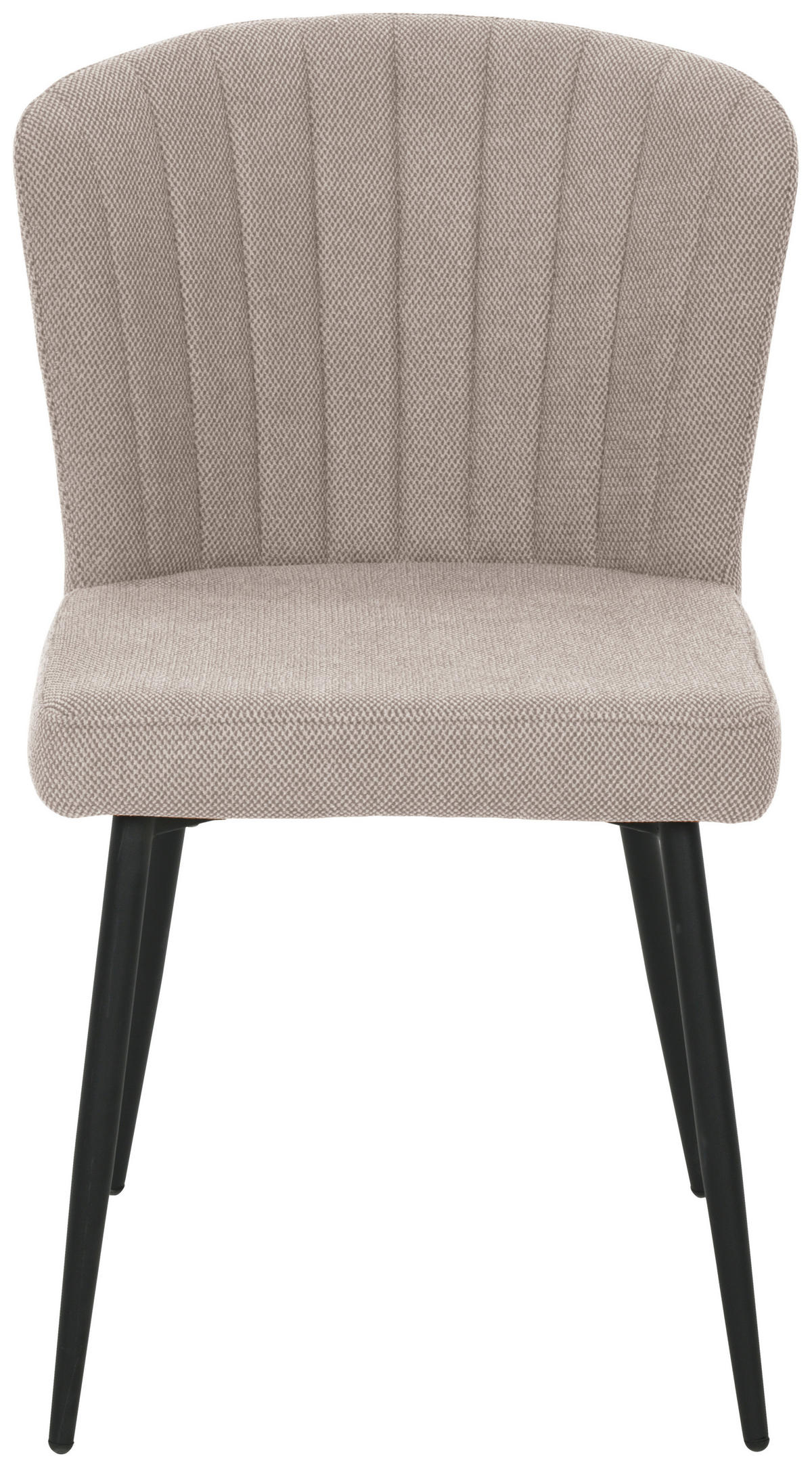 VIERFUßSTUHL - Taupe/Schwarz, KONVENTIONELL, Holz/Textil (52/82/60cm) - P & B