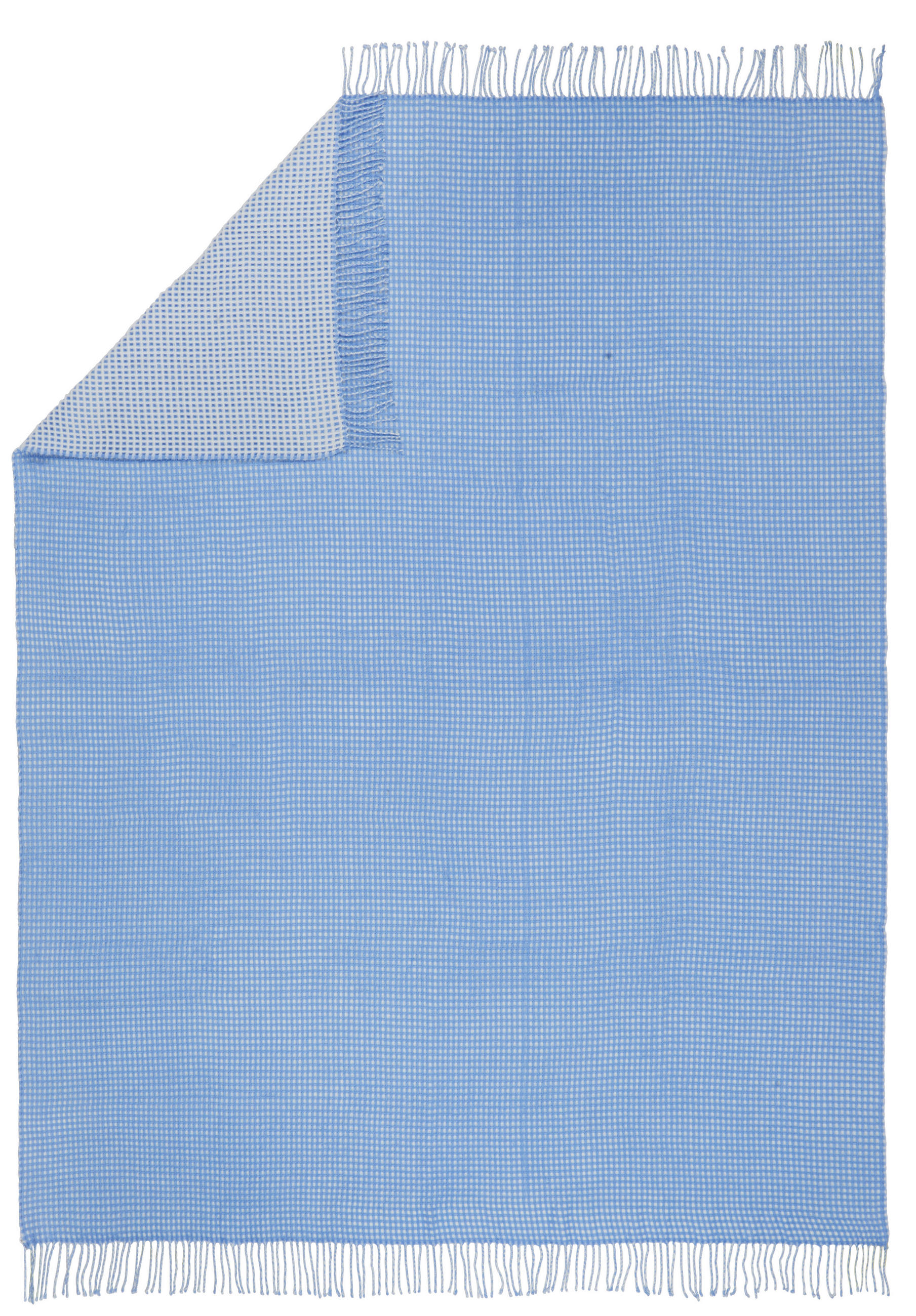 PLÉD 150/200 cm  - kék/fehér, Konventionell, textil (150/200cm) - Novel
