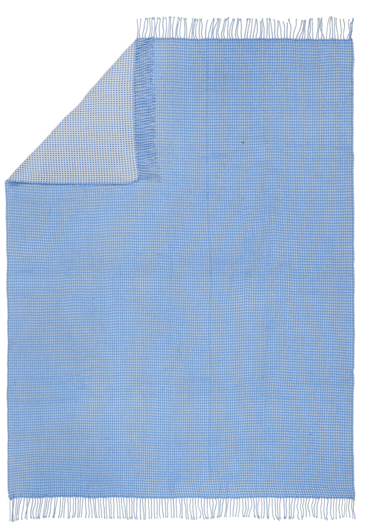 PLÉD 150/200 cm  - kék/fehér, Konventionell, textil (150/200cm) - Novel