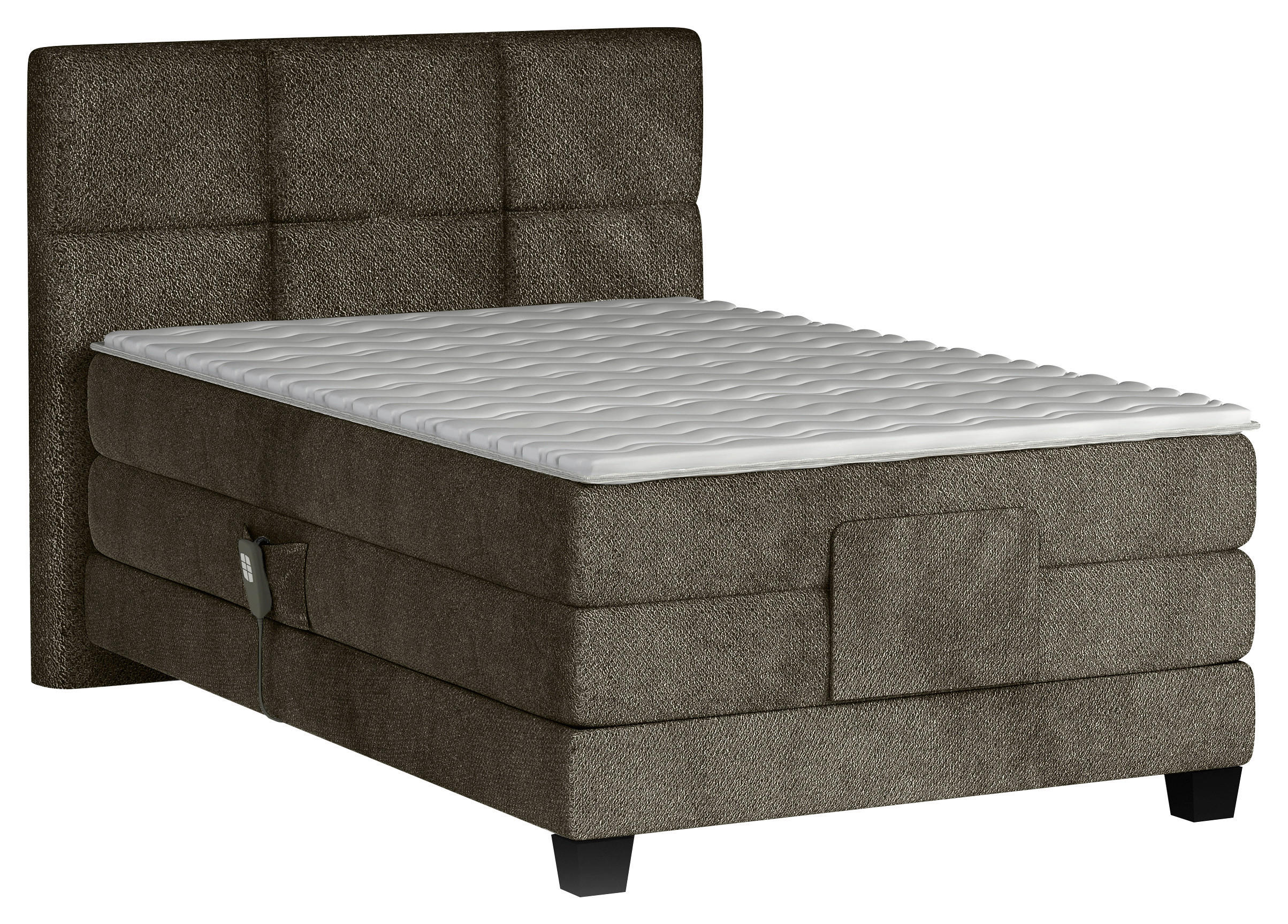 Chameo Boxspringbett Waldgrün 120x200 cm