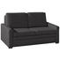 SCHLAFSOFA Webstoff Anthrazit - Chromfarben/Anthrazit, KONVENTIONELL, Textil/Metall (153/83/90cm) - NOVEL