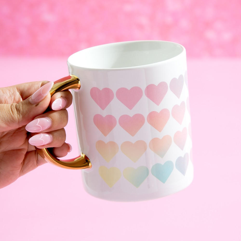 KAFFEETASSE Paris Hilton 450 ml  - Rosa, Basics, Keramik (450ml) - Paris Hilton