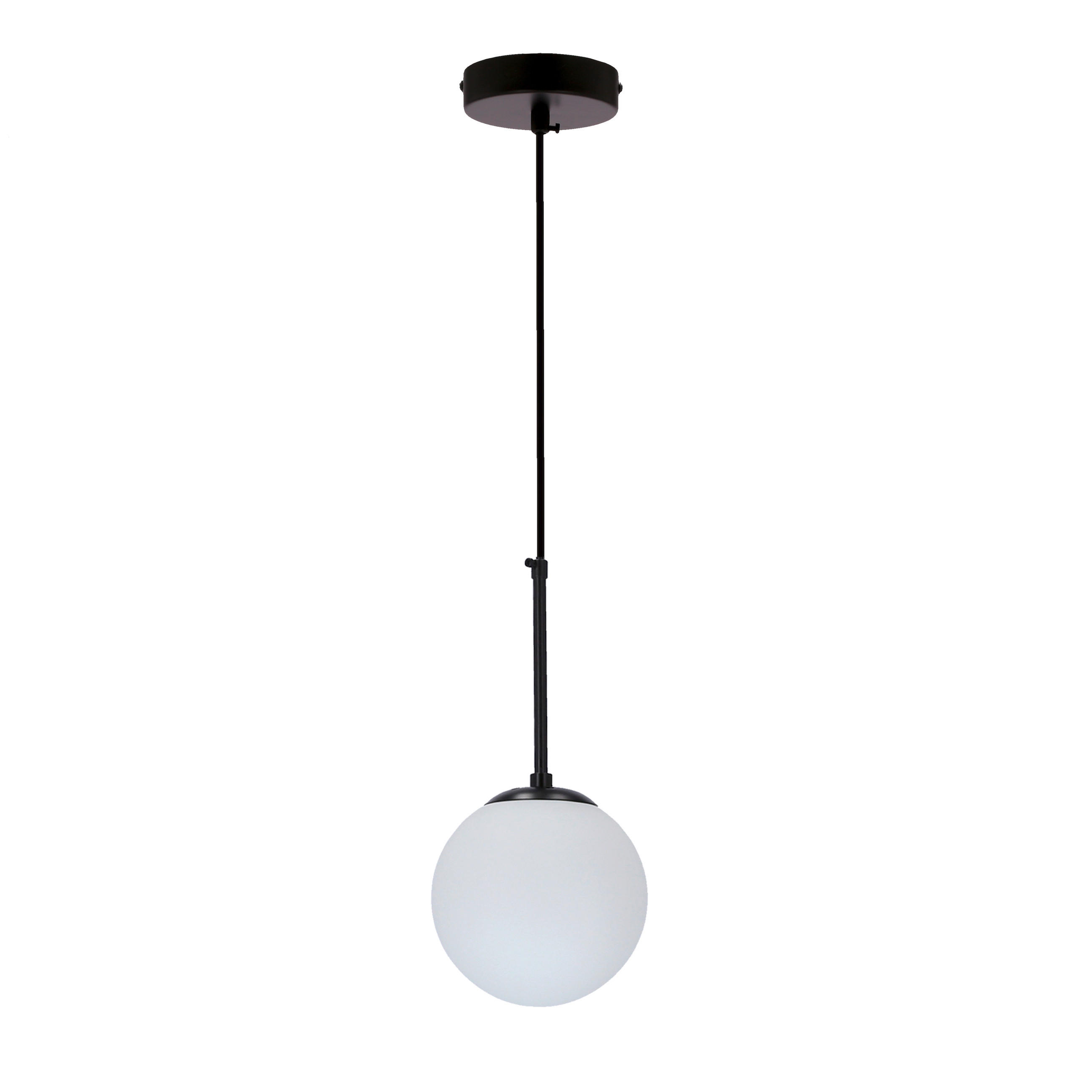 HÄNGLAMPA Pompei  - vit/svart, Basics, metall (15/15cm)