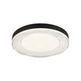 LED-DECKENLEUCHTE 48/6,5 cm   - Chromfarben/Transparent, Basics, Kunststoff/Metall (48/6,5cm) - Novel