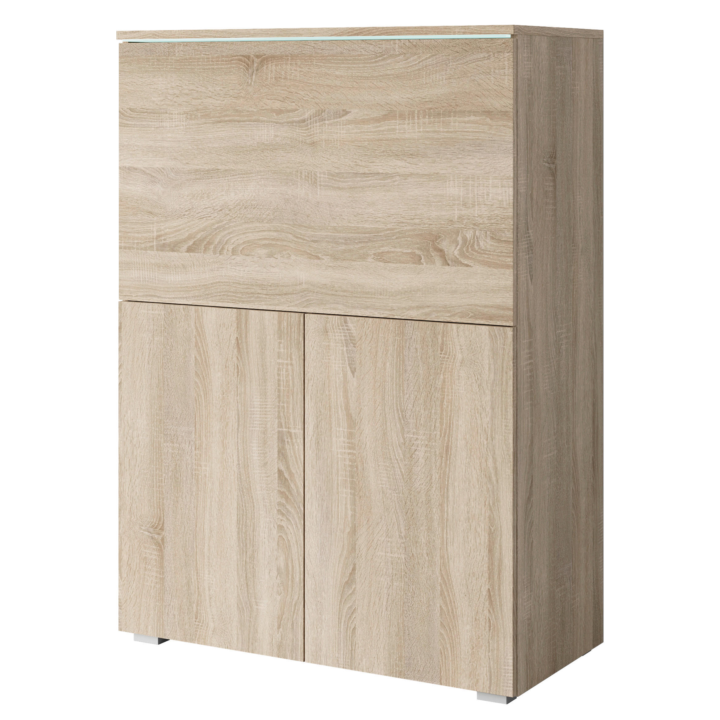 Sekretár VRBO901+LED z duba Eiche Sonoma