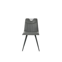 STOLICA  tamno siva  drvo, metal, tekstil      - tamno siva/crna, drvo/metal (46/88/53cm)
