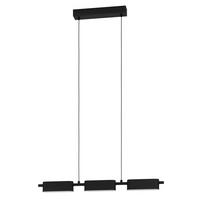 HÄNGELEUCHTE 77/5/110 cm  - Schwarz/Weiß, Design, Kunststoff/Metall (77/5/110cm) - Eglo