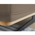 ECKSOFA  in Echtleder Hellbraun  305/163 cm  - Hellbraun/Eichefarben, Design, Leder/Holz (305/163cm) - Novel