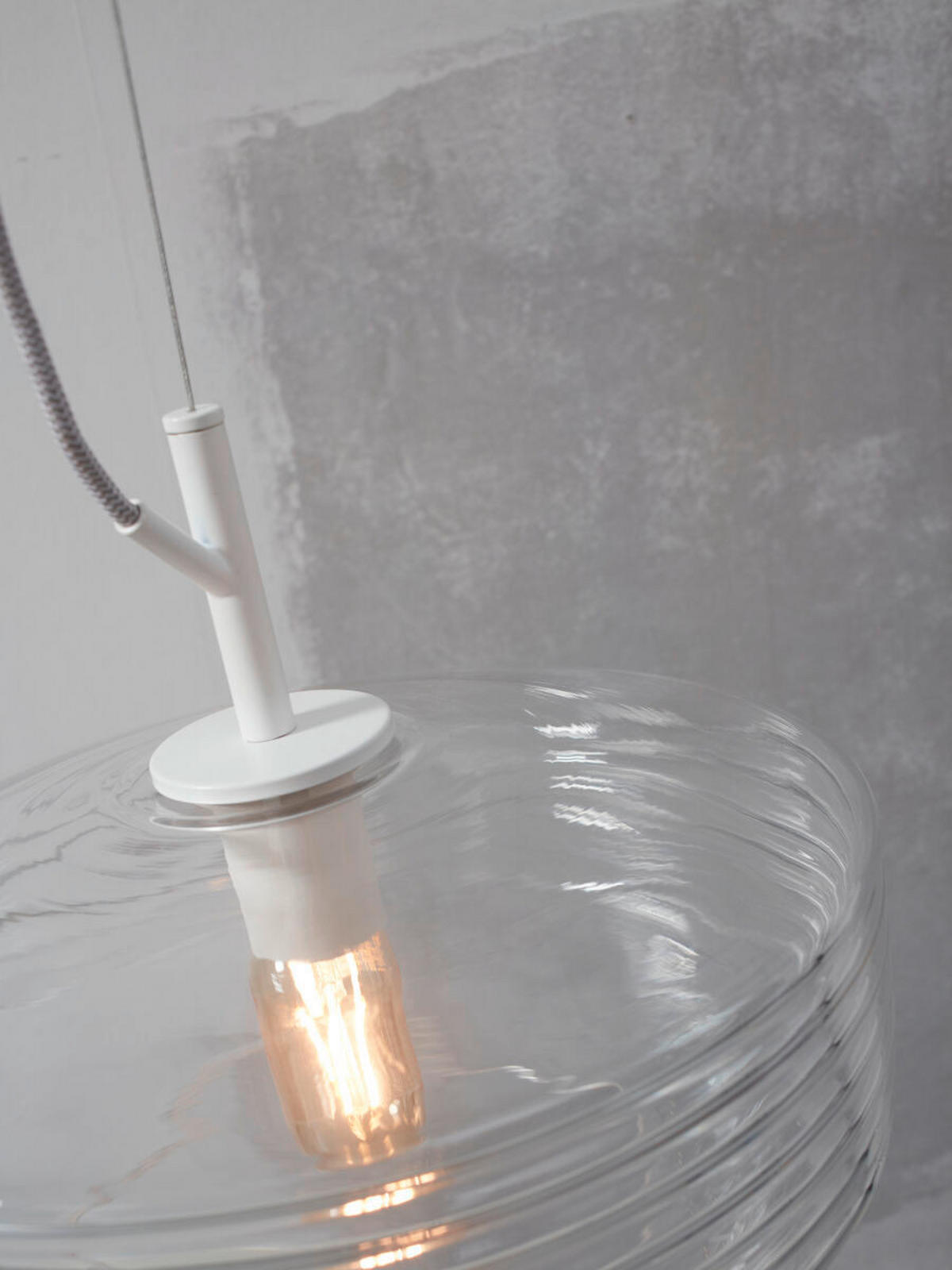 HÄNGLAMPA 35/31 cm  - transparent, Trend, glas (35/31cm) - It's about Romi