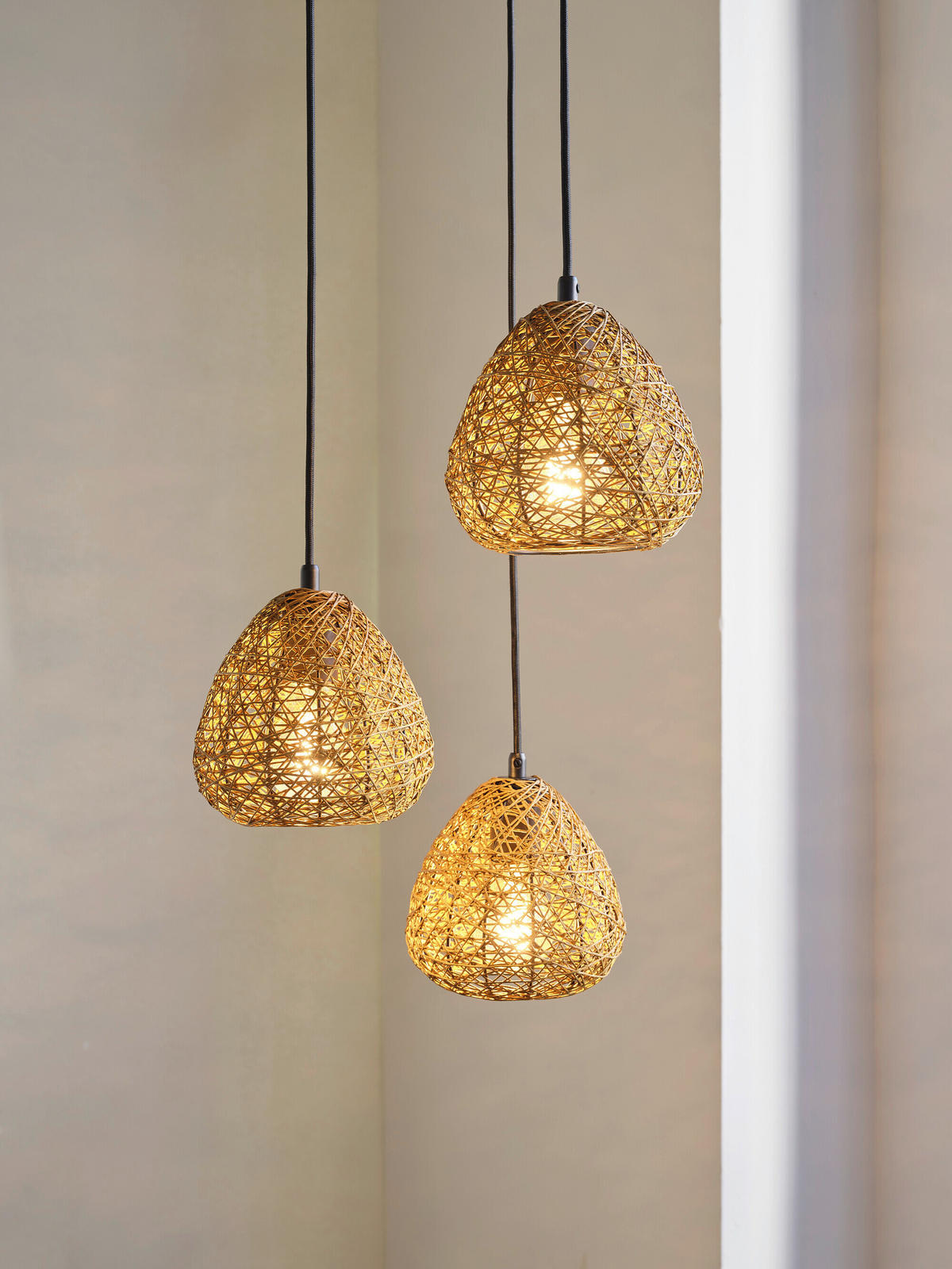 HÄNGELEUCHTE 36.7/150 cm  - Beige, Basics, Papier/Metall (36.7/150cm) - Osram