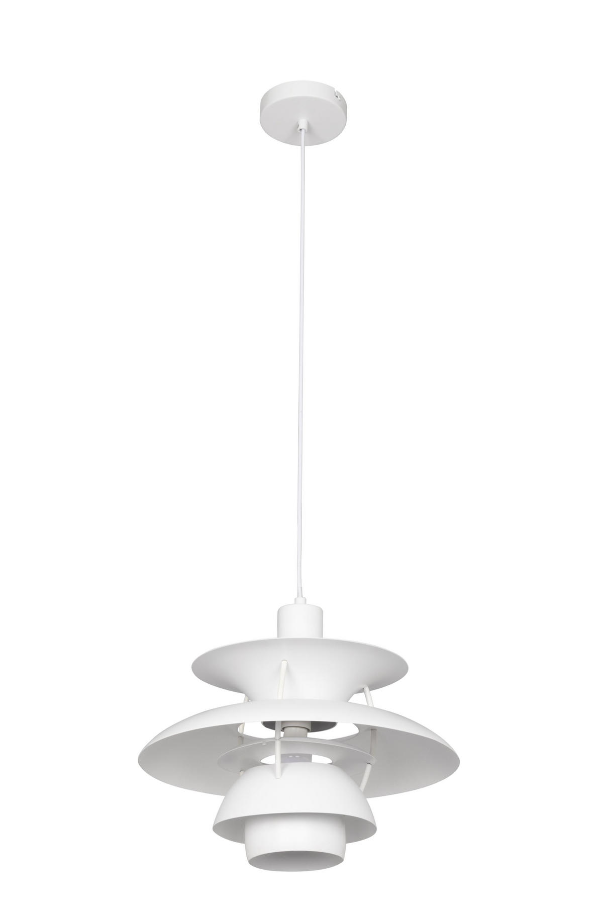 HÄNGELEUCHTE 40/150 cm  - Weiß, Design, Metall (40/150cm) - Novel