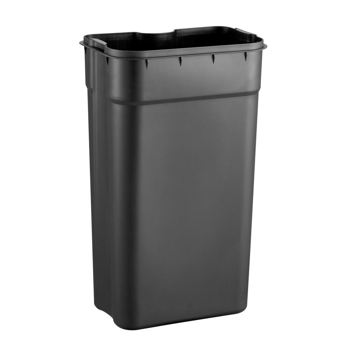 ABFALLEIMER 30 l  Metall  - Beige/Schwarz, MODERN, Kunststoff/Metall (29/62/35cm) - MID.YOU