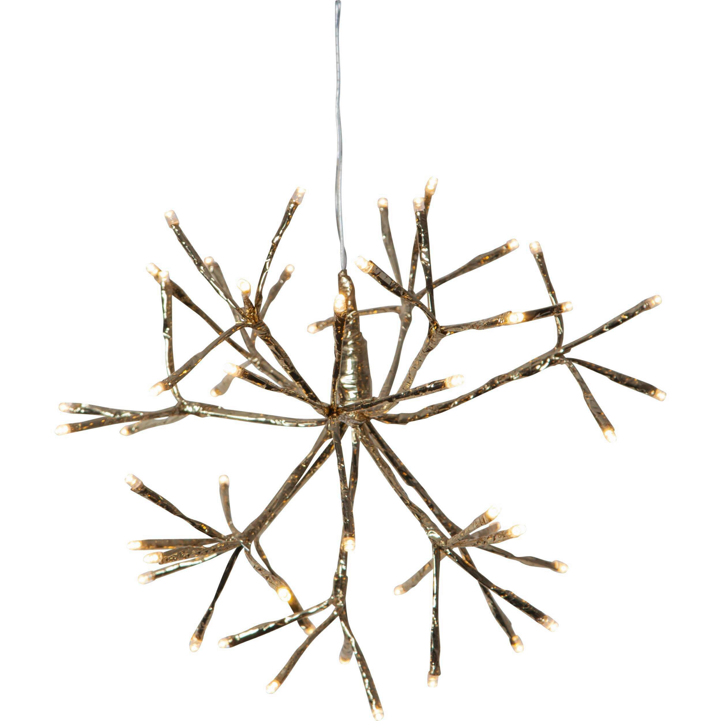 LED-DEKOLEUCHTE  - Transparent/Goldfarben, Basics, Kunststoff/Metall (27/30cm) - Eglo