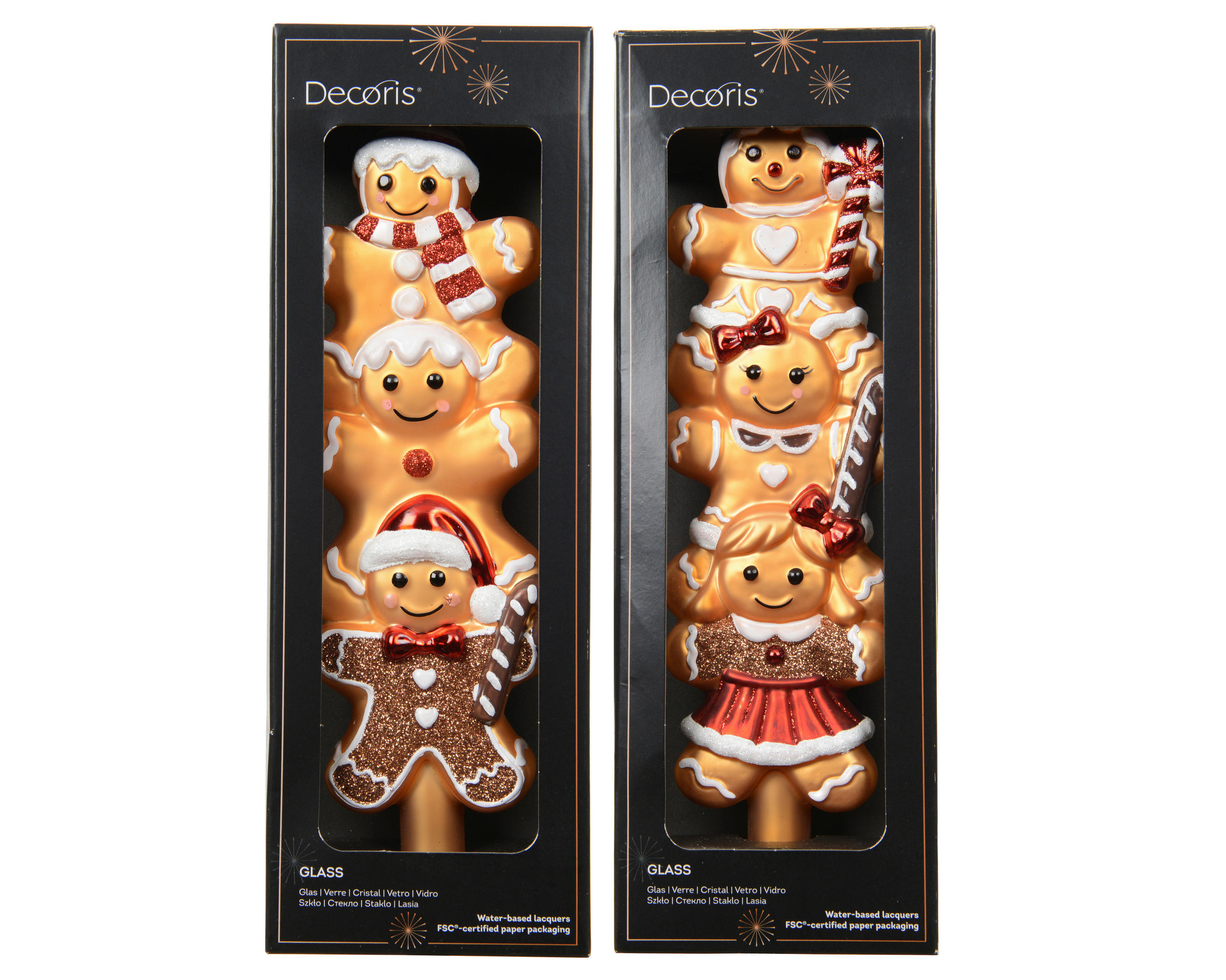 CHRISTBAUMSPITZE  - Multicolor, LIFESTYLE, Glas (8cm)