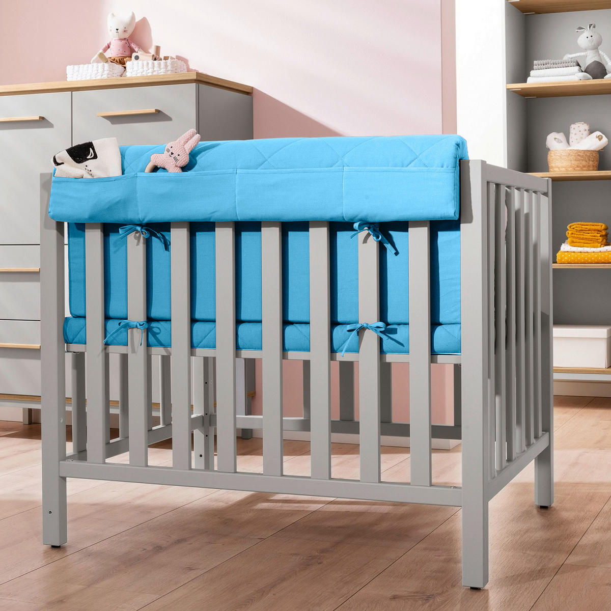 LAUFGITTEREINLAGE SCOTTY   - Hellblau, Basics, Textil (88,0/36,0/10,0cm) - Paidi