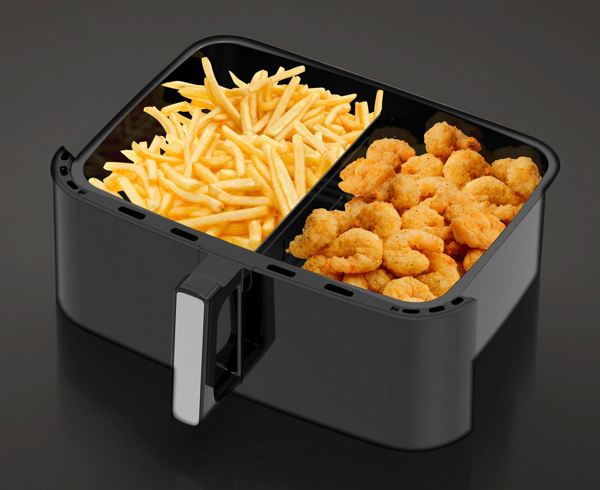 HEIßLUFTFRITTEUSE 10 L  - Schwarz, Basics, Kunststoff (36,1/32/40cm) - Trisa Electronics