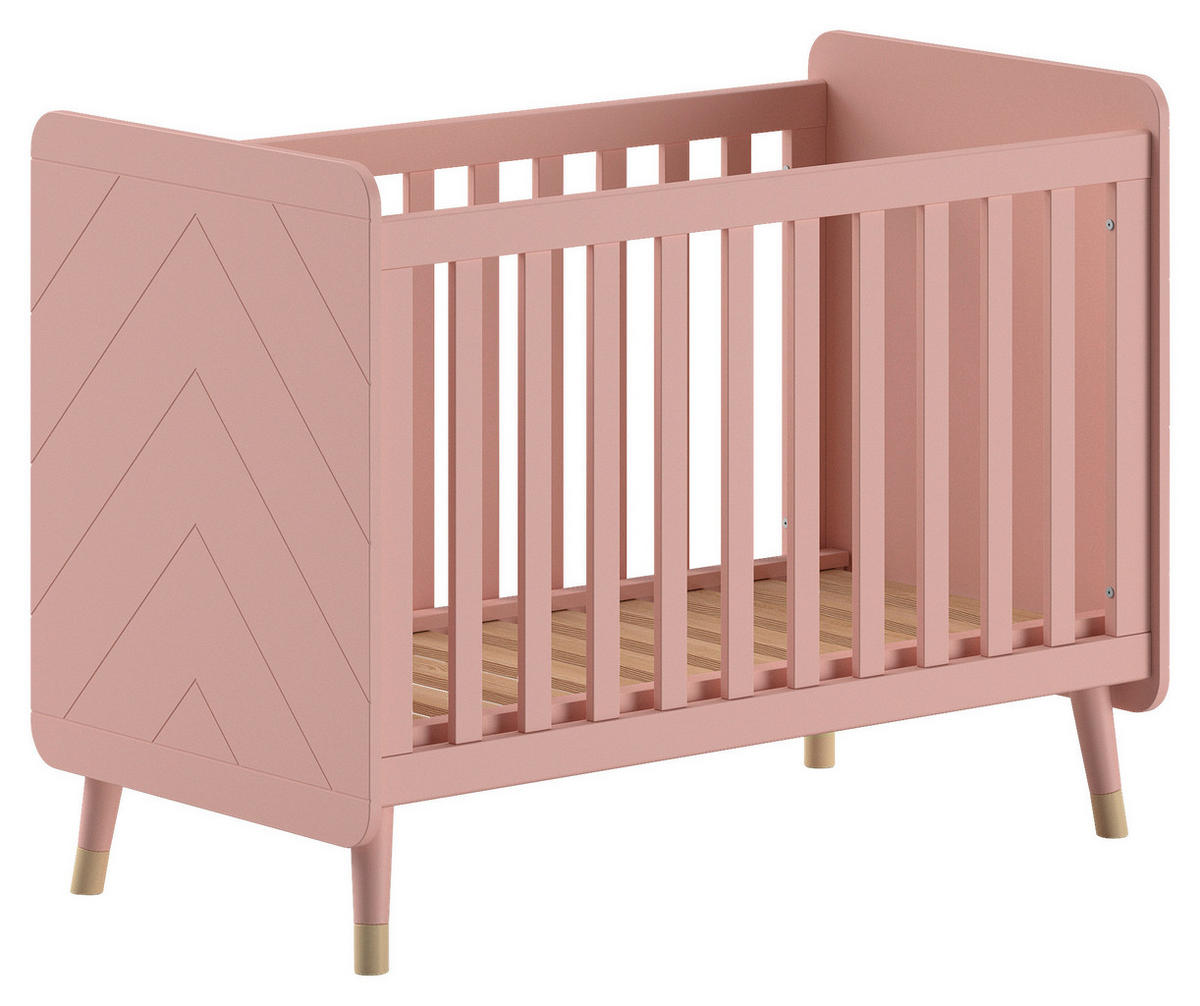 GITTERBETT   60/120 cm  - Rosa, MODERN, Holzwerkstoff (60/120cm) - MID.YOU