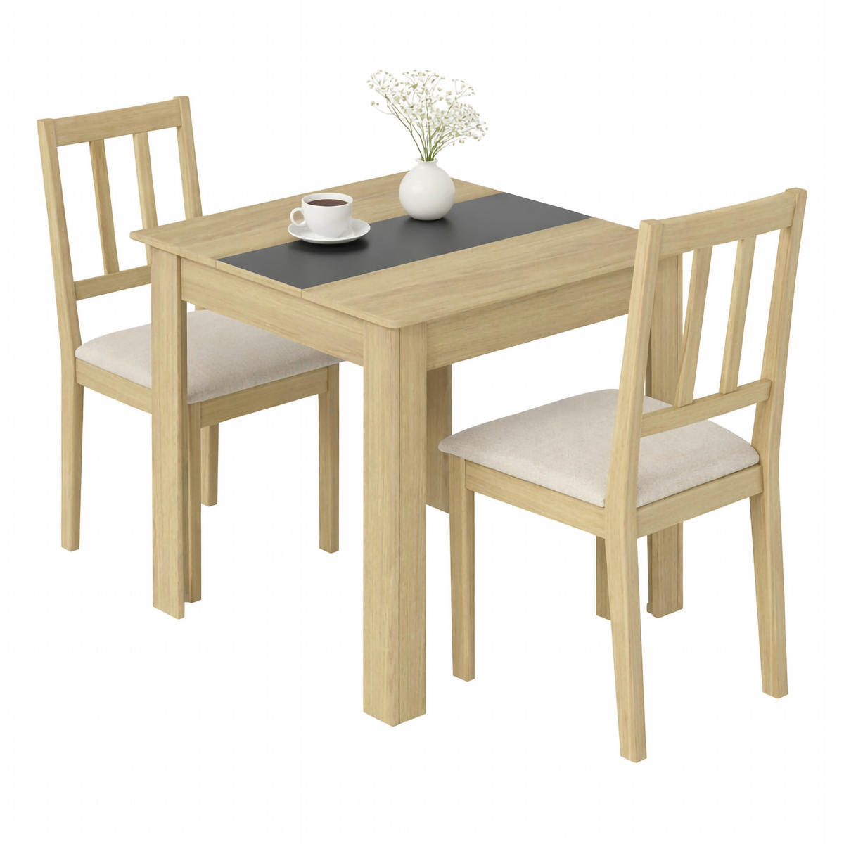 JEDILNA MIZA, medeni hrast  - medeni hrast, Moderno, leseni material (80/80/75cm) - MID.YOU