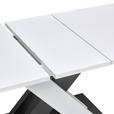 ESSTISCH in Holzwerkstoff 140-180/90/76 cm - Schwarz/Weiß, MODERN, Holzwerkstoff (140-180/90/76cm) - Carryhome