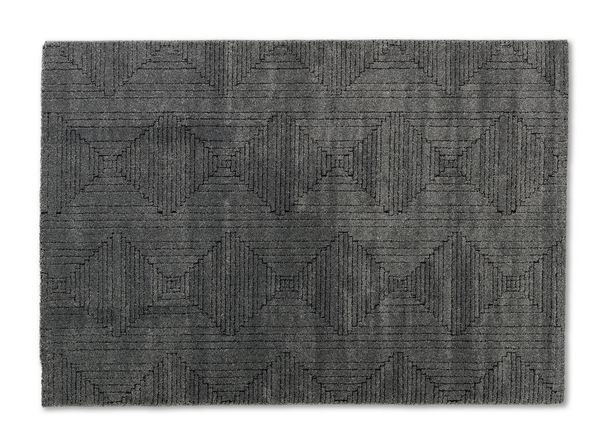 WEBTEPPICH 160/230 cm Pure Design Anthrazit  - Anthrazit, Design, Textil (160/230cm) - Schöner Wohnen