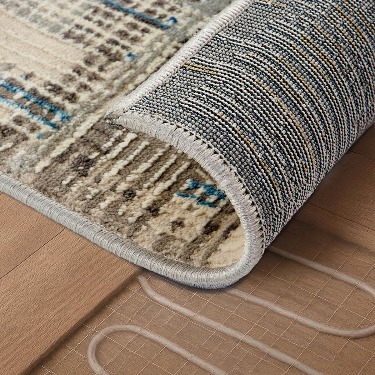 WEBTEPPICH 160/230 cm Jules Grau rechteckig  - Grau, Basics, Kunststoff/Textil (160/230cm) - Astra