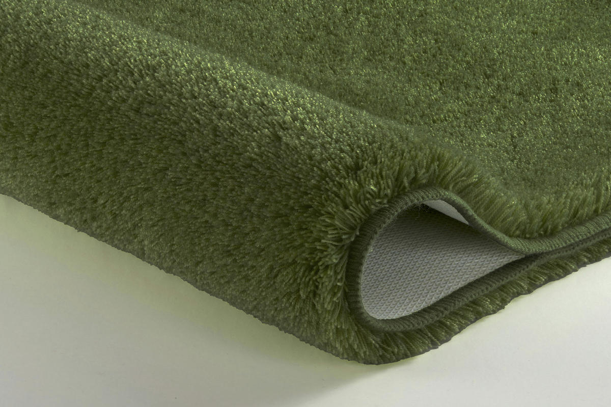 WC-VORLEGER Waldgrün  - Waldgrün, Basics, Kunststoff/Textil (55/55/3cm) - Kleine Wolke