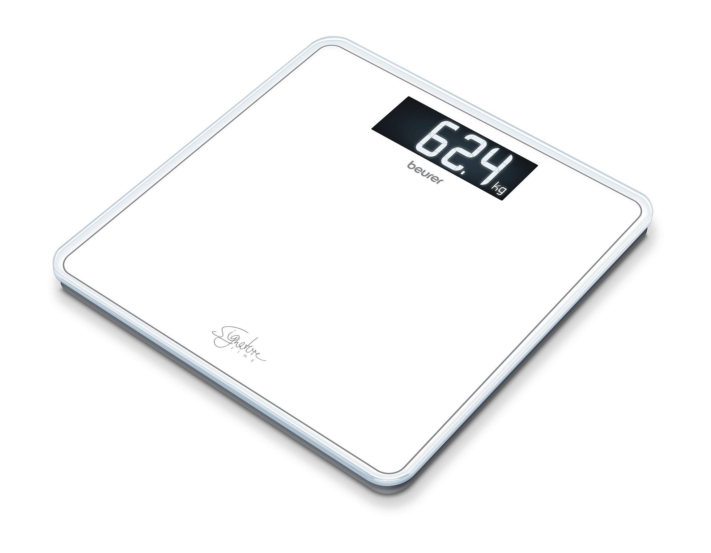 PERSONENWAAGE - Weiß, Basics, Glas (31,00/31,00/2,8cm) - Beurer