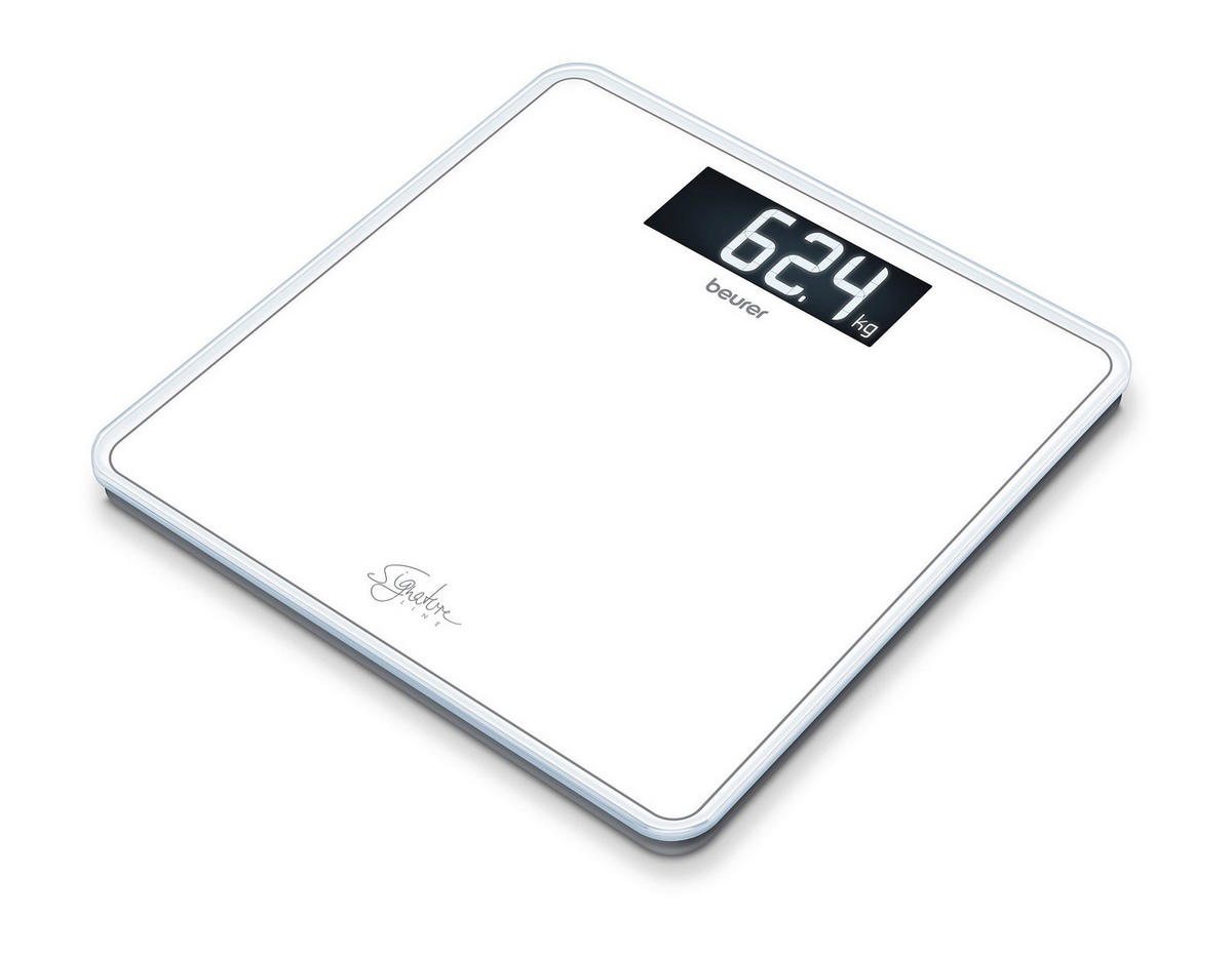 PERSONENWAAGE - Weiß, Basics, Glas (31,00/31,00/2,8cm) - Beurer