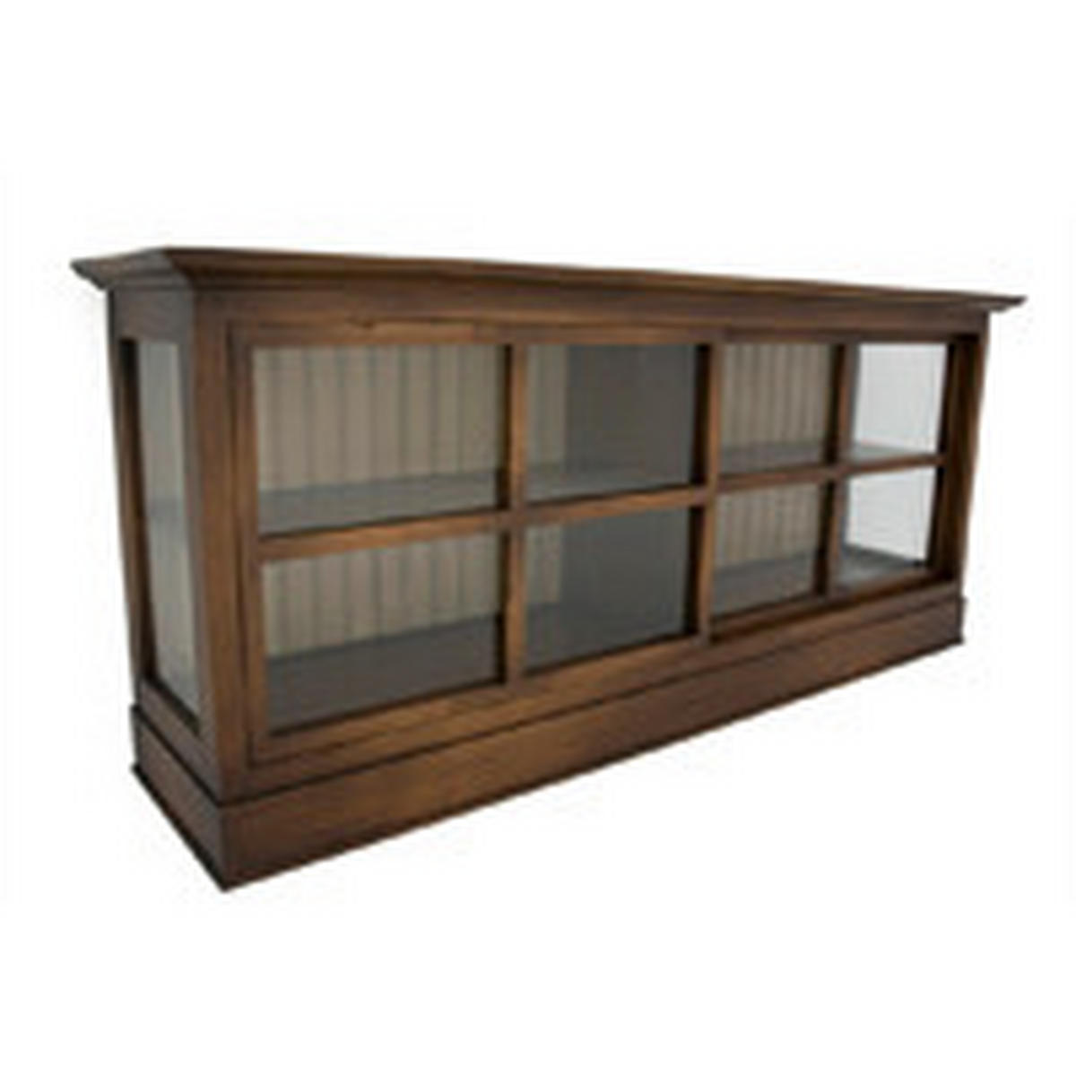 SIDEBOARD UrbanClass  in 190,5/82/49 cm  - Nussbaumfarben/Creme, LIFESTYLE, Glas/Holz (190,5/82/49cm) - Livetastic