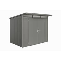 GERÄTEHAUS 260/218/220 cm  - Grau, Design, Metall (260/218/220cm) - Biohort