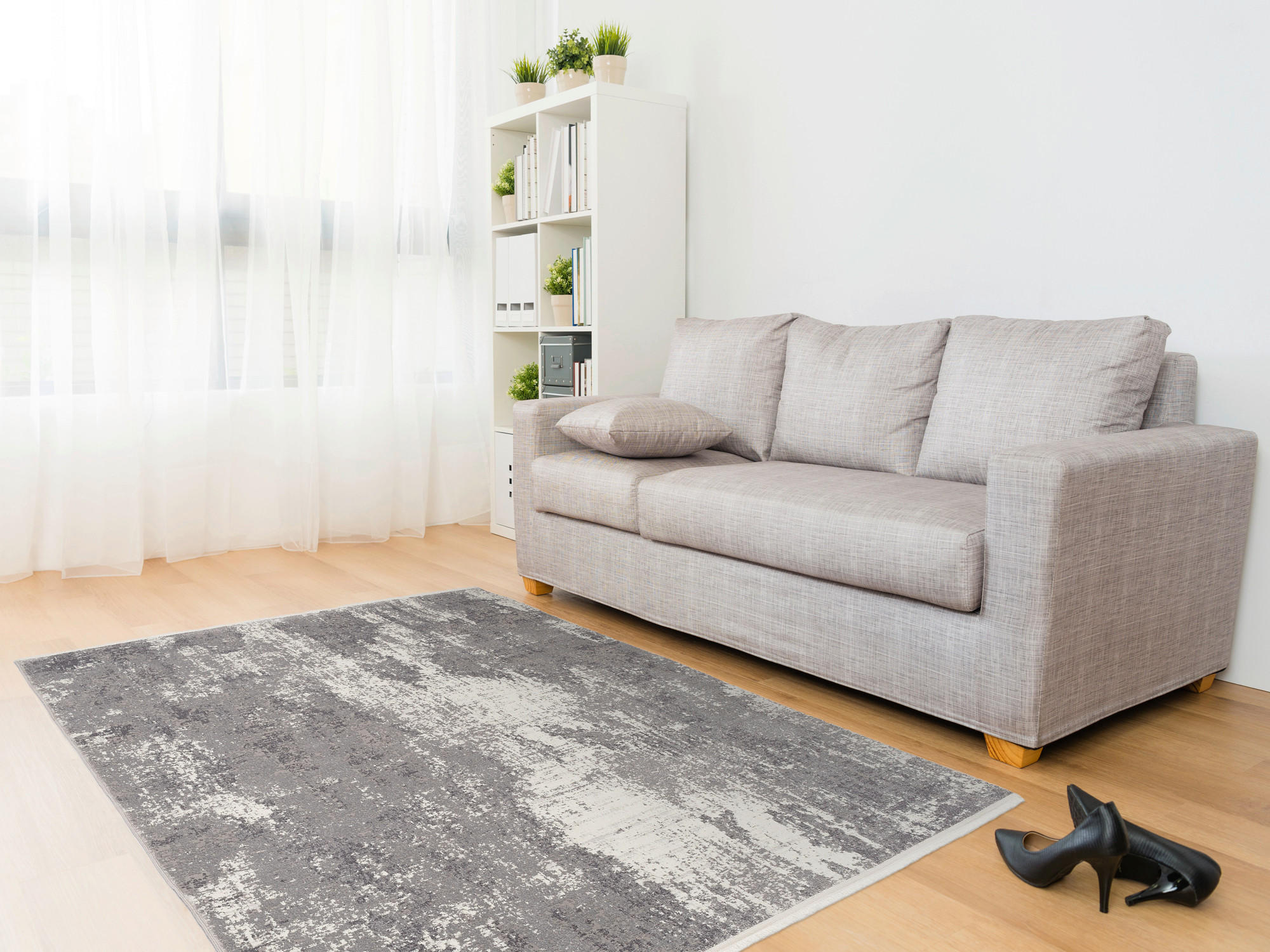 WEBTEPPICH 240/340 cm Grau  - Grau, Design, Textil (240/340cm) - Novel