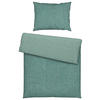 POSTELJINA SA DVA LICA EKLUTNA 140/200 cm biver pamučna tkanina tamnozelena  - tamnozelena, tekstil (140/200cm) - Novel