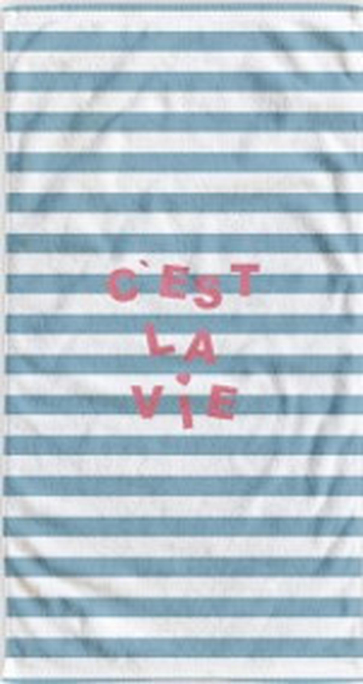 STRANDTÖRÖLKÖZŐ 90/180 cm kék, krémszínű  - krémszínű/kék, Trend, textil (90/180cm) - Esposa