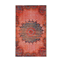 BADTEPPICH Blau, Rot 80/150 cm  - Blau/Rot, Basics, Kunststoff/Textil (80/150cm) - WECON HOME