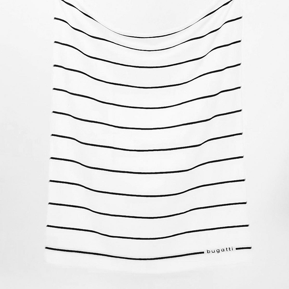 DEKORATIVNA ODEJA 150/200 cm črna, bela  - črna/bela, Basics, tekstil (150/200cm) - Bugatti