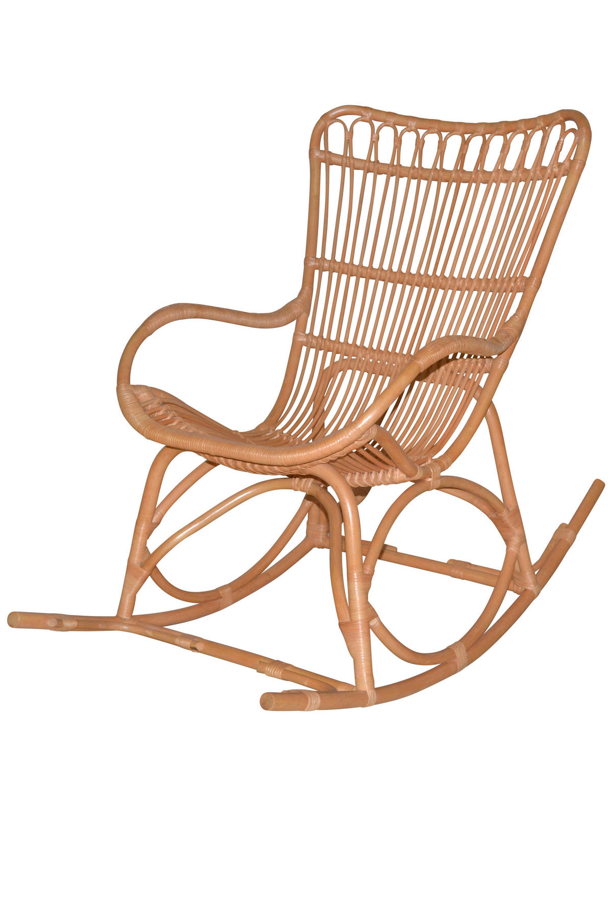 SCHAUKELSTUHL in Honig  - Honig, Natur, Holz (65/96/122cm) - MID.YOU