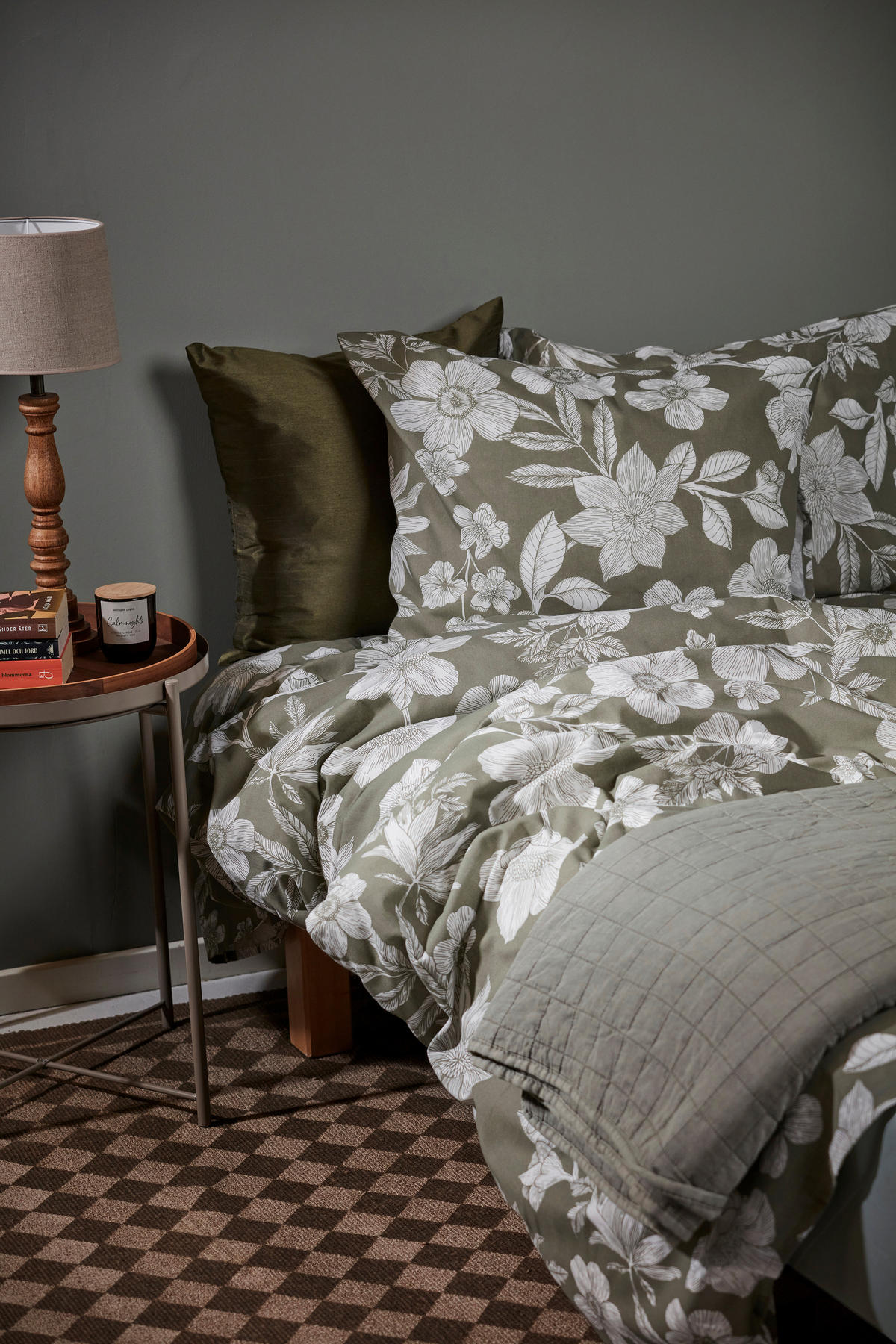SÄNGÖVERKAST 180/250 cm  - khaki, Basics, textil (180/250cm)