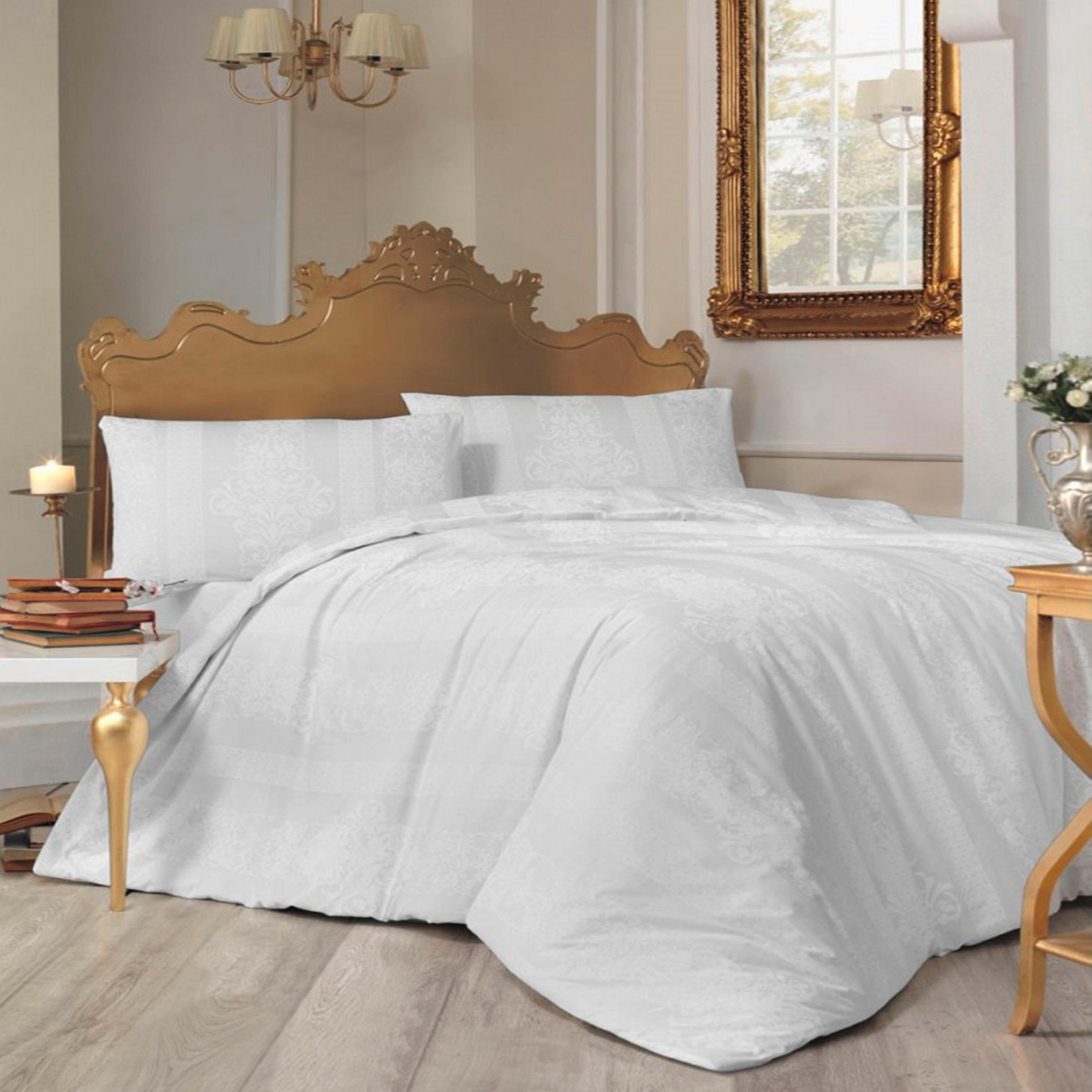 LENJERIE DE PAT 200/220 cm  - alb, Basics, textil (200/220cm)