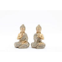 BUDHA - zlatá, Basics, plast (15.5/23.5/12.5cm)