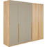 DREHTÜRENSCHRANK in massiv Erle Schlammfarben, Erlefarben - Schlammfarben/Erlefarben, Natur, Glas/Holz (242/227,2/59cm) - Team 7 DREHTÜRENSCHRANK in massiv Erle Schlammfarben, Erlefarben - Schlammfarben/Erlefarben, Natur, Glas/Holz (242/227,2/59cm) - Team 7