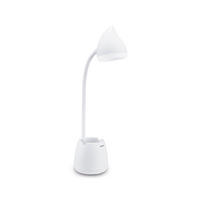 SCHREIBTISCHLEUCHTE Hat 9,4/15,5/39 cm   - Weiß, Basics, Kunststoff/Metall (9,4/15,5/39cm) - Philips