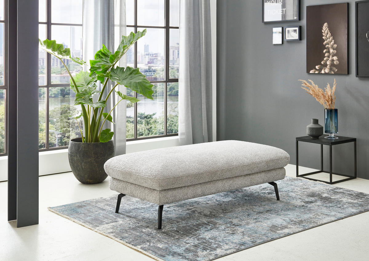 TABURE  srebrna  - srebrna/crna, Moderno, tekstil - Beldomo Comfort