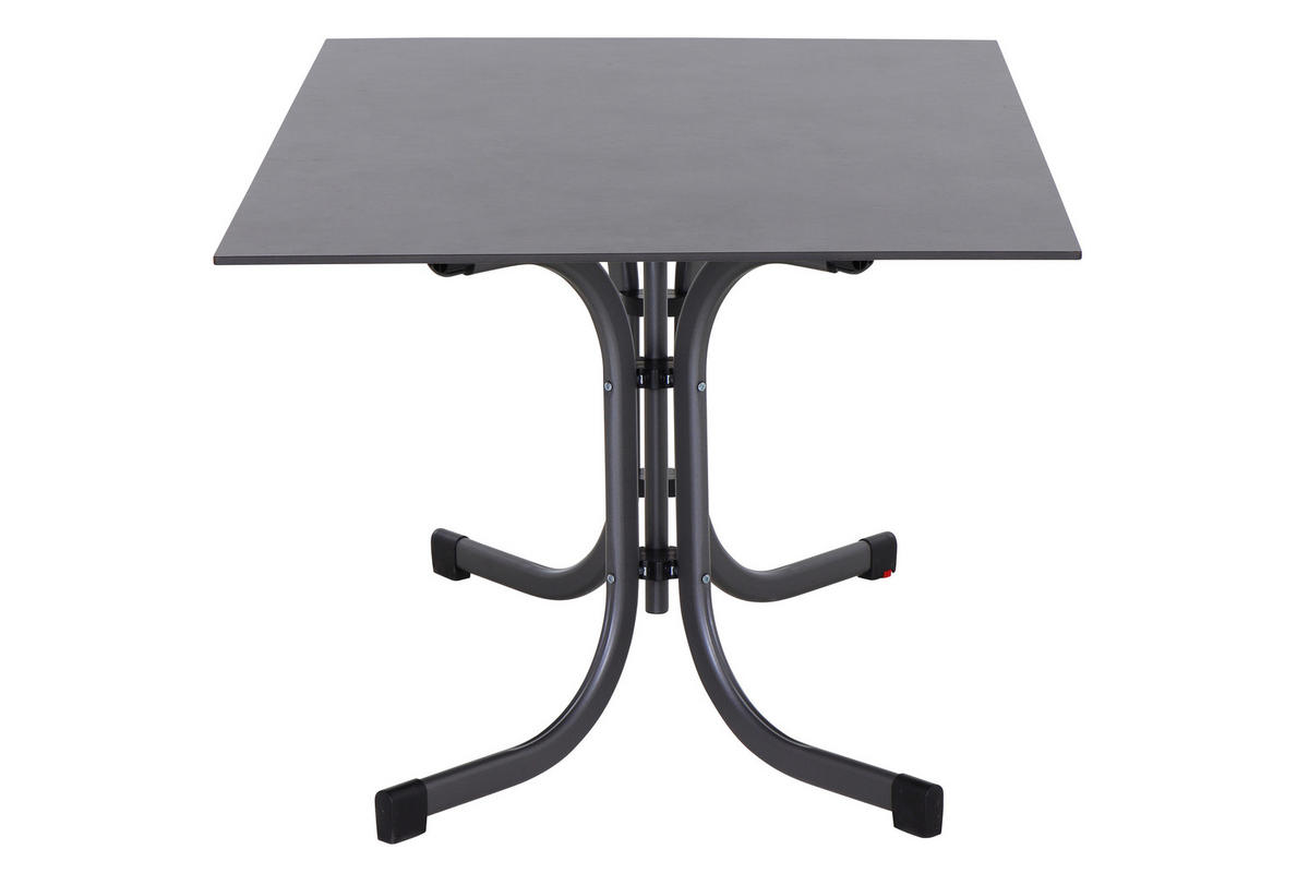 GARTENGARNITUR 5-teilig  - Taupe/Anthrazit, Basics, Holzwerkstoff/Kunststoff (90/80/140cm) - Siena Garden